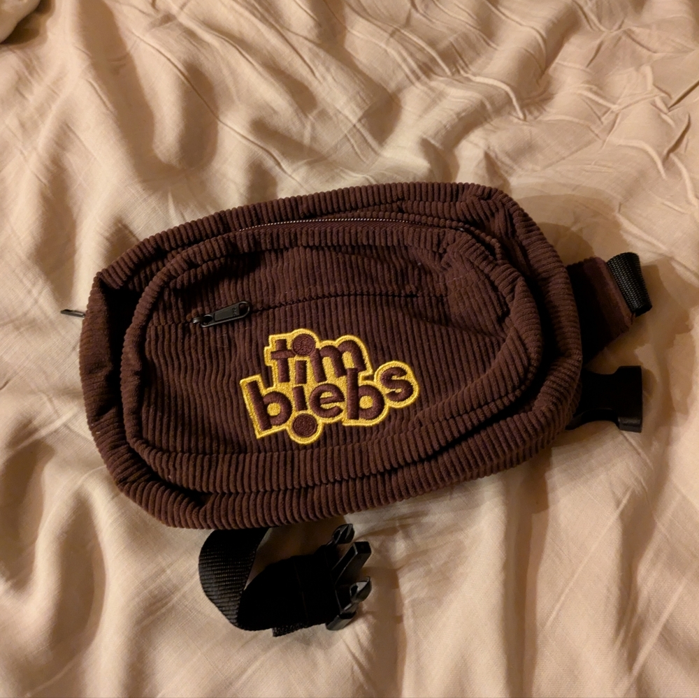 Rare Justin Bieber x Tim Hortons "Tim Biebs" Fanny Pack